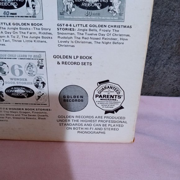 The Golden Singers & Orchestra Kindergarten Playtime Songs LP 194 - Picture 4 of 6